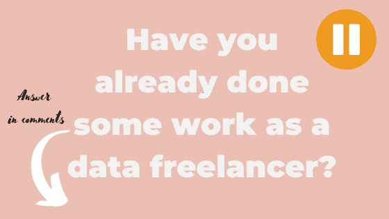 Have you done some work as a freelancer?