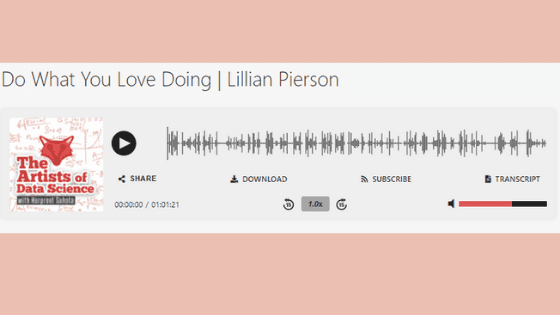The Artists of Data Science Episode with Lillian Pierson