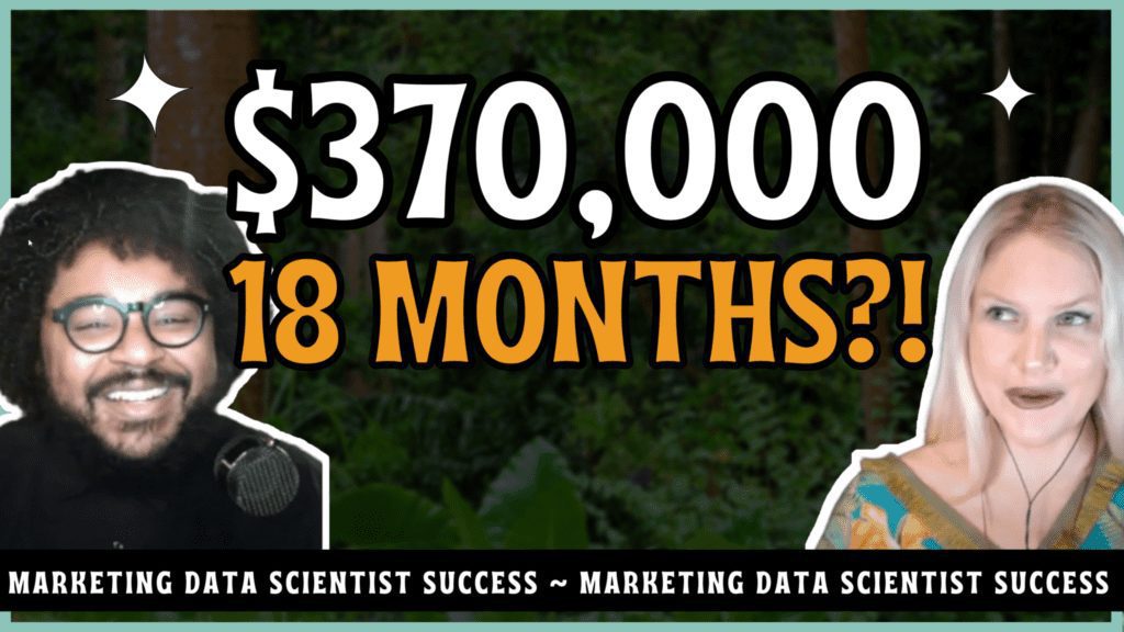 Marketing data scientist success story