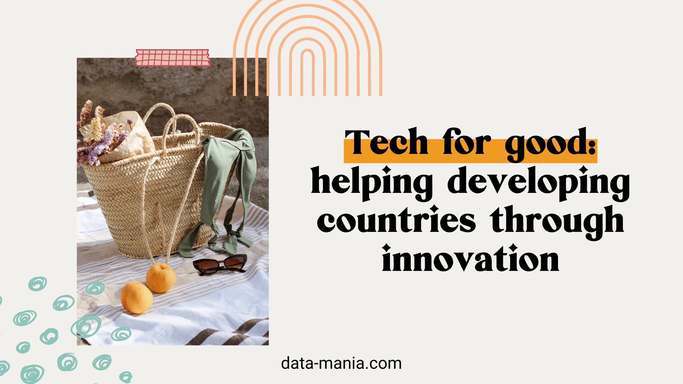 tech for good to bring innovation to developing countries