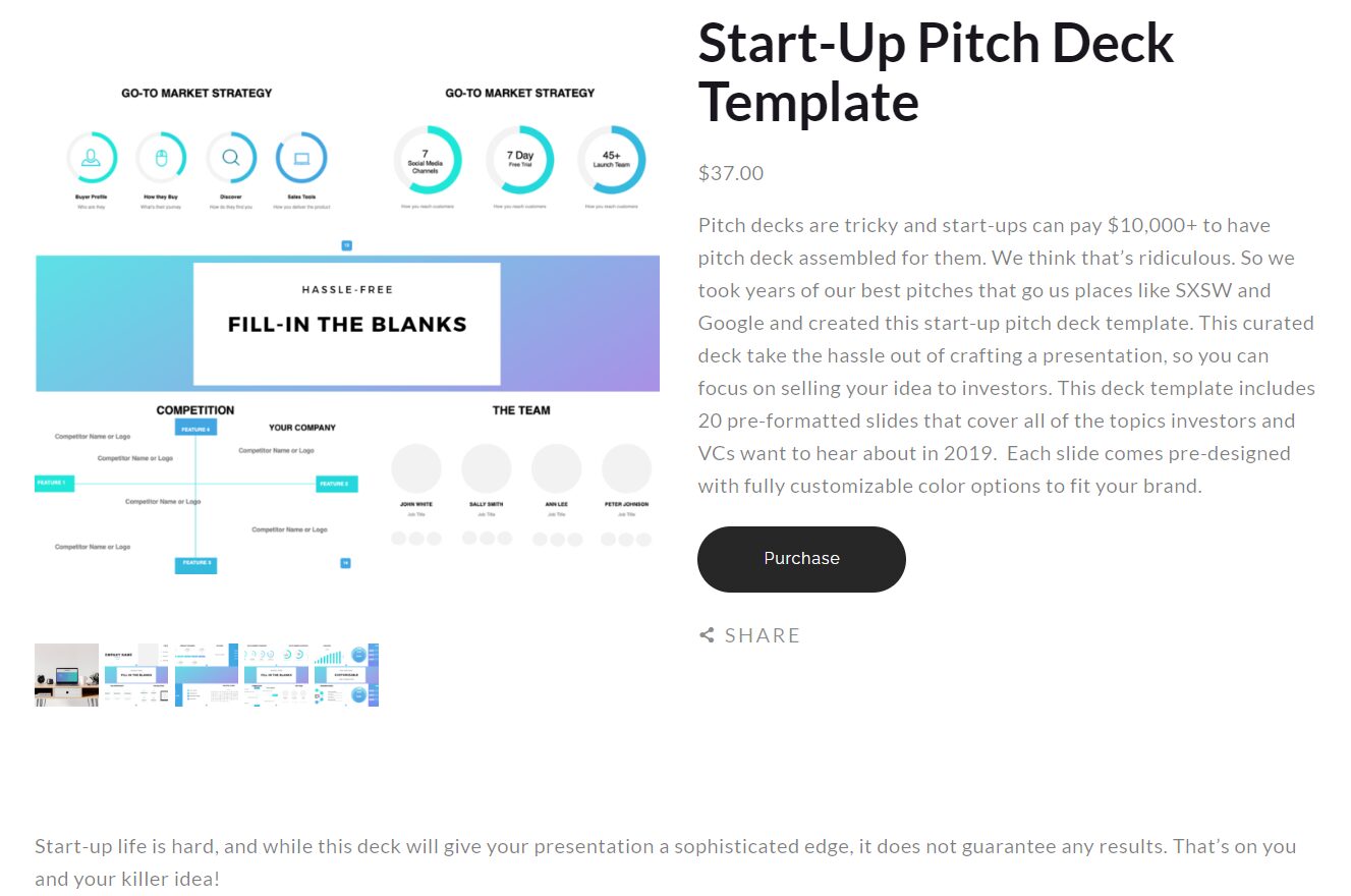 go from tech startup ideas to getting funding with this pitch deck