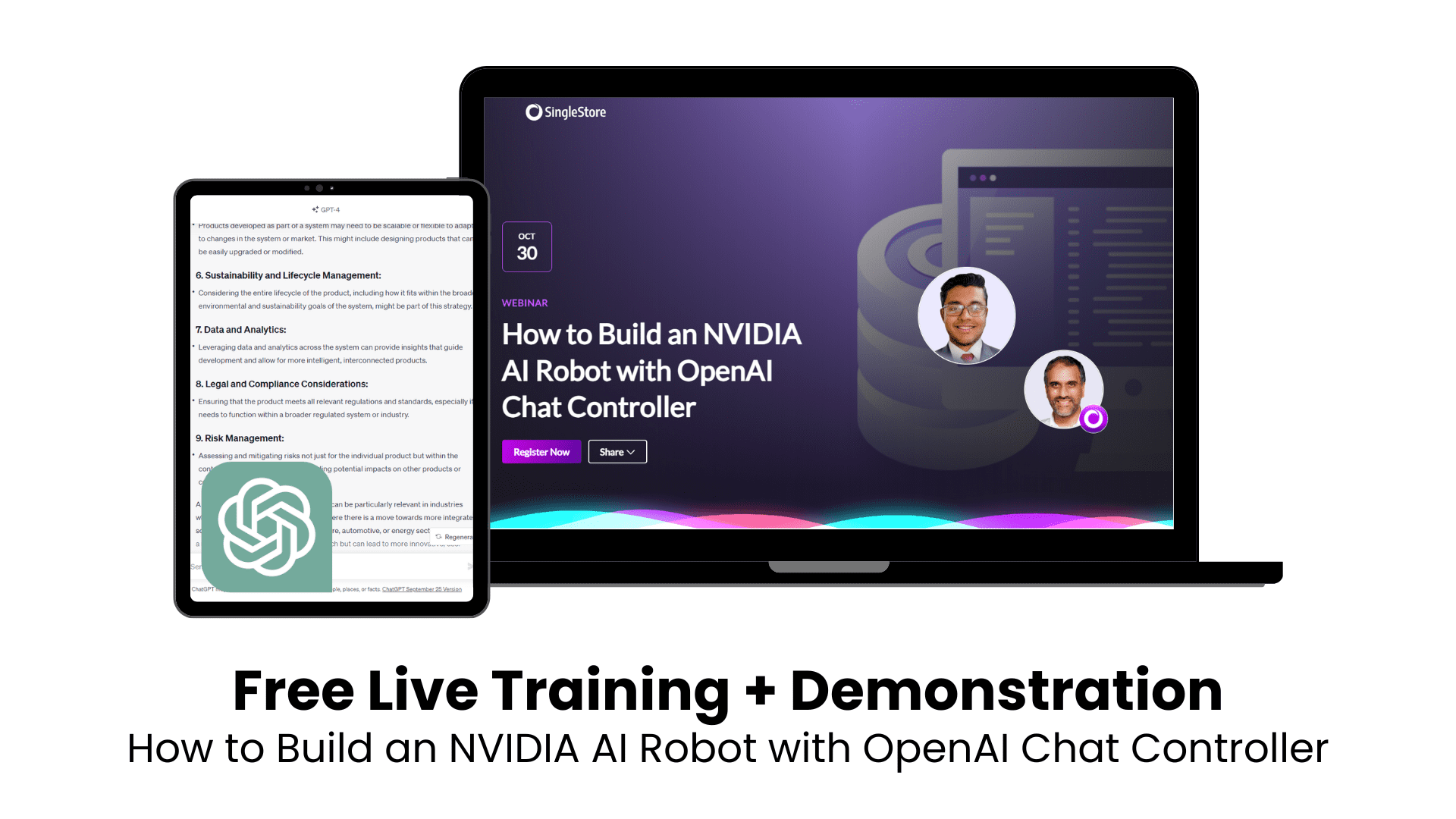 Free training on how to build an AI robot with nvidia jetbot and OpenAI chat controller