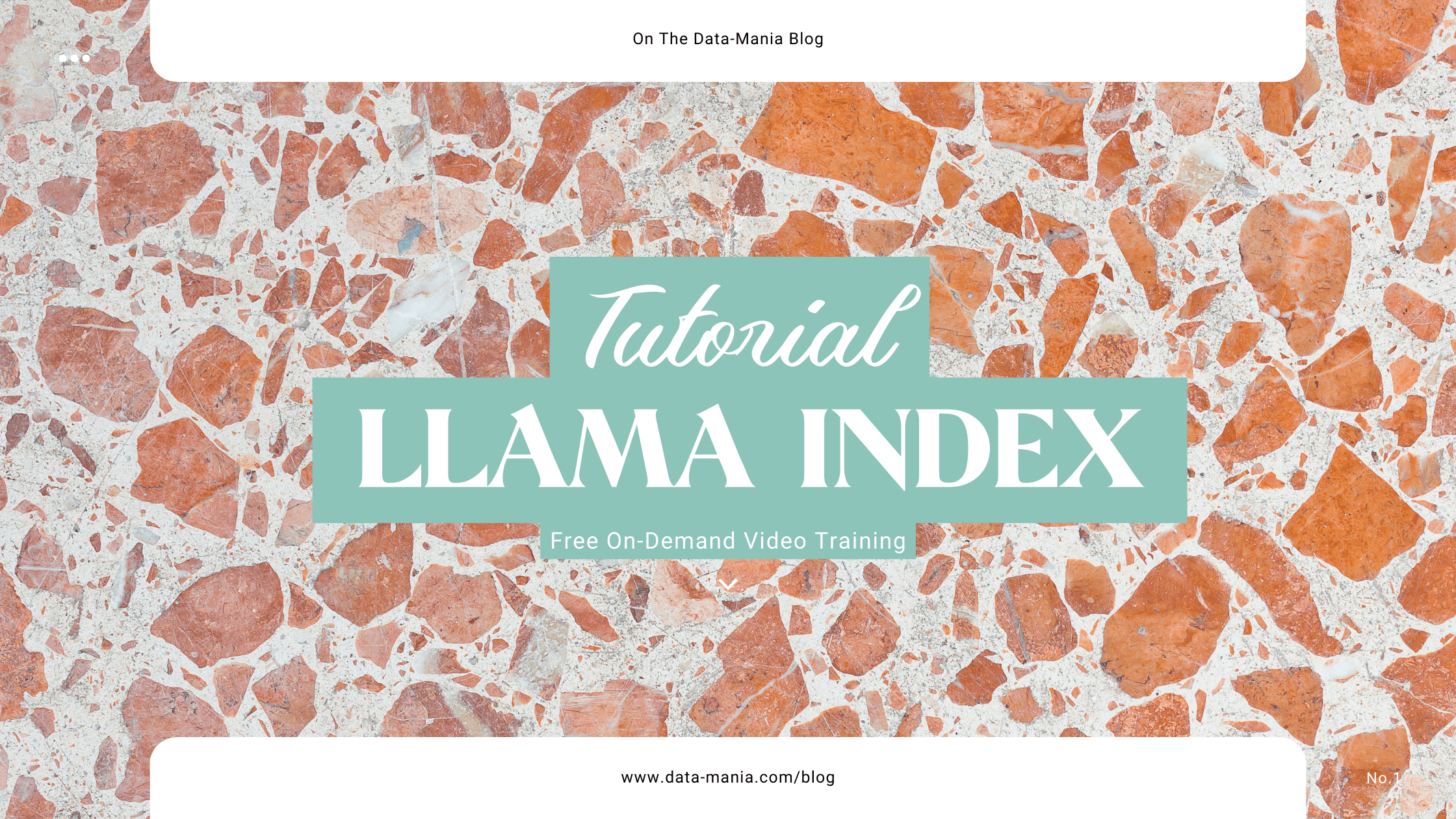 get a free llama index tutorial