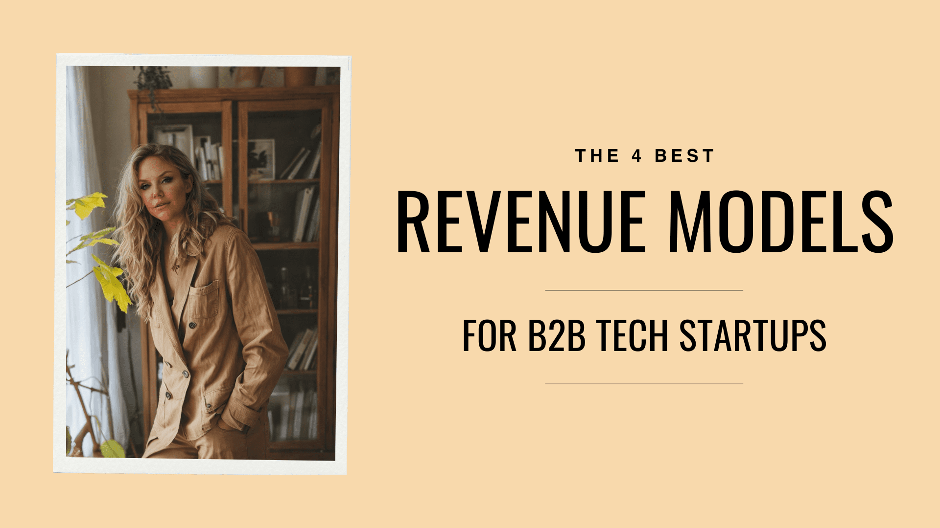 check out these revenue models for startups