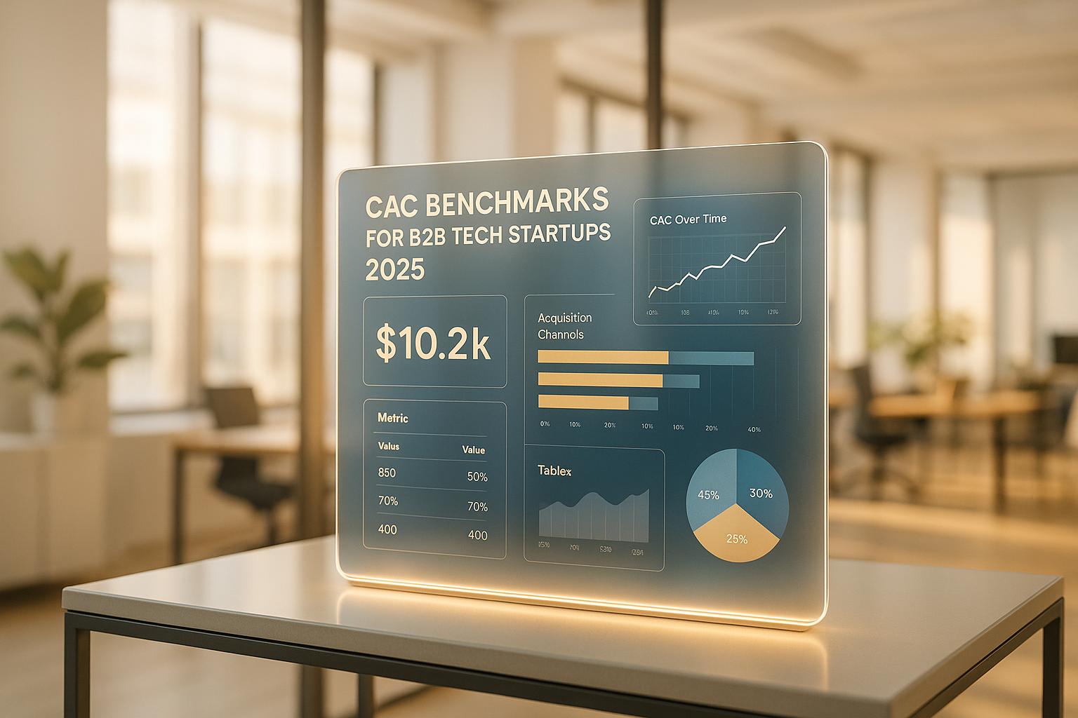 CAC Benchmarks for B2B Tech Startups 2025