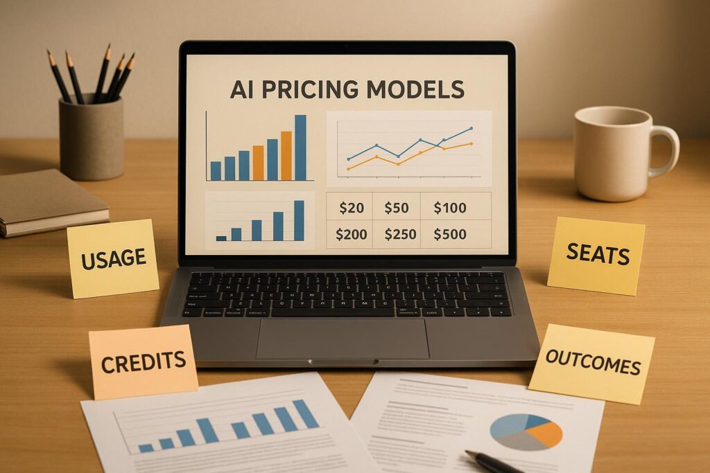 AI Pricing Models Explained: Usage, Seats, Credits, and Outcome-Based Options