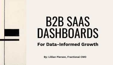 drive data-informed growth with these b2b saas dashboard metrics