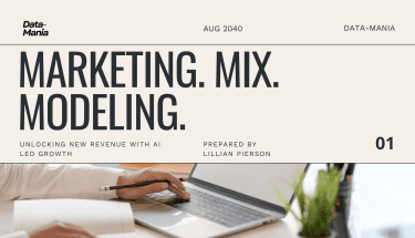 marketing mix modeling ai led growth